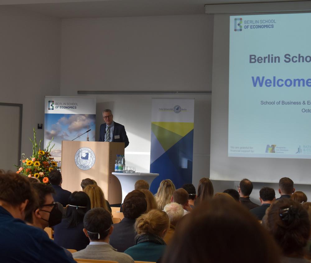 Welcoming remarks by Prof. Günter M. Ziegler, President of FU Berlin