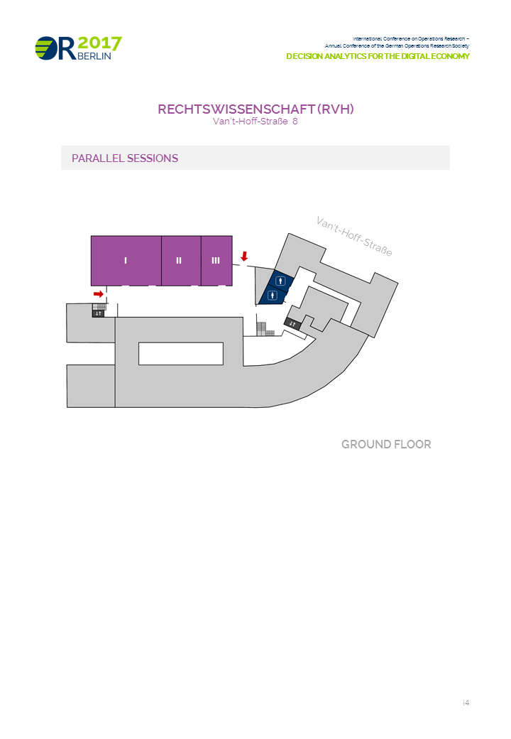 Plan of Rechtswissenschaft (RVH) - Van't-Hoff-Straße 8