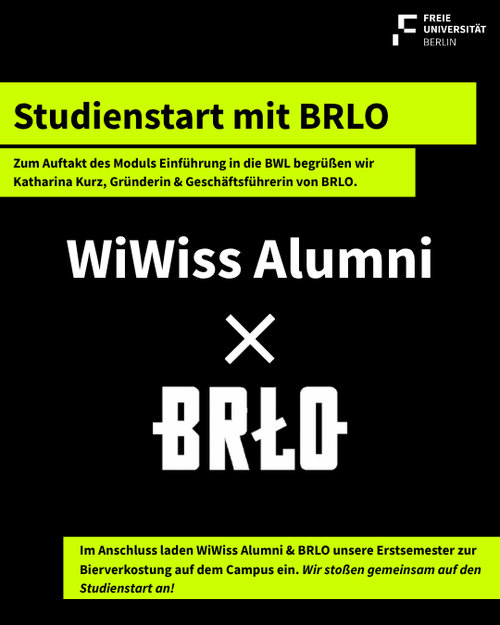 WiWiss Alumni x BRLO