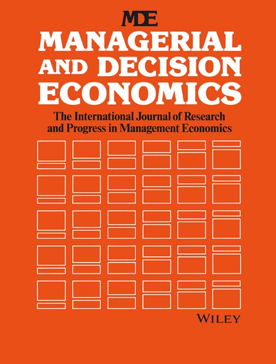 Managerial an Decision Economics