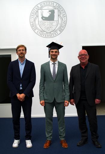 Prof. Dr. Daniel Fürstenau, Dr. Lars Stegemann, Prof. Dr. Martin Gersch (v. l. n. r.)