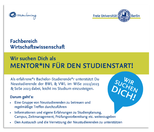 Bewerbung Mentoring 